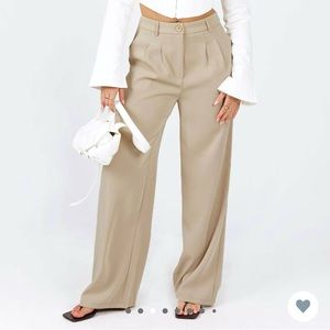 COPY - Princess polly archer pants. Work pants. Taupe. New with tags. Never worn